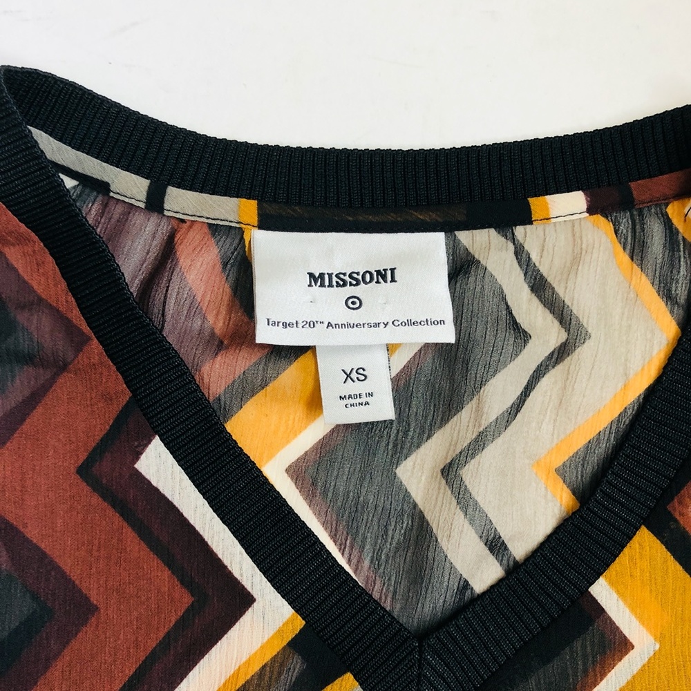 MISSONI FOR TARGET Retro Sheer Blouse - Picture 5 of 9